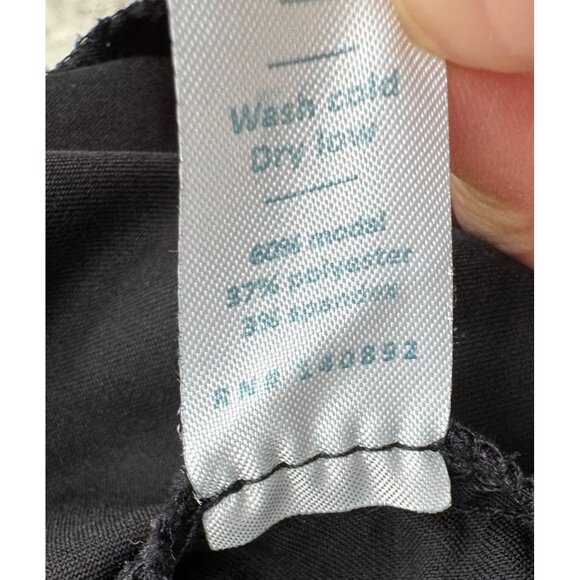 Marine Layer Tencel Allison Pant‎ womens black cropped preppy sz s - Picture 4 of 7